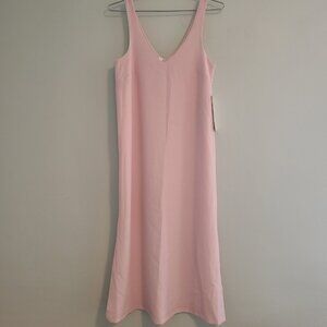 NWT Lululemon Pink V Neck Midi Sheath Dress Size 4